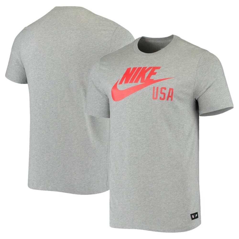 Nike Heathered Gray US Soccer Team Training Ground Tee